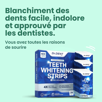 DR.DENT Teeth Whitening Strips  Radiant Smile