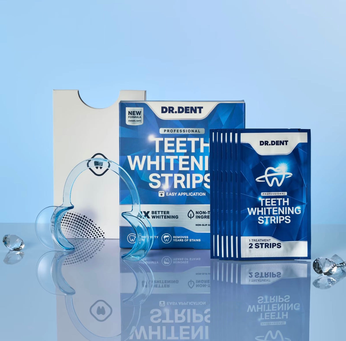 DR.DENT Teeth Whitening Strips  Radiant Smile