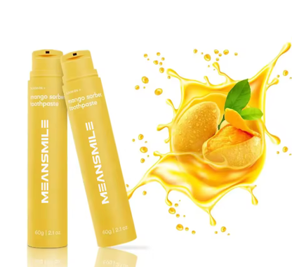 New' Extra White Mint 90 Days (2 Natural Plant-Based Sugar-Free Toothpastes)