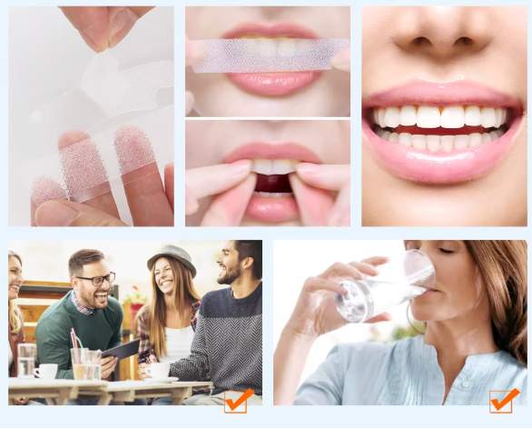 (New) Purple Anti-Yellowing Dental Strips 